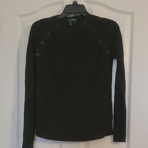 Ralph Lauren Chocolate Buttoned Pullover